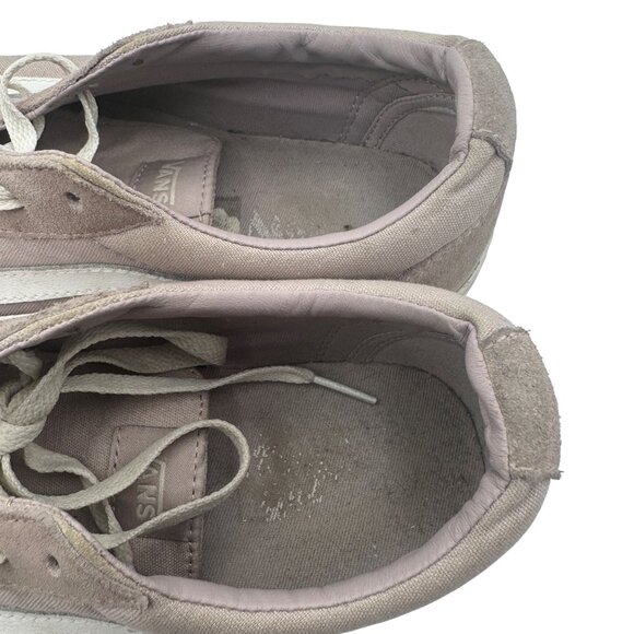 Vans Old Skool Low Top Skate Shoes Suede Canvas Violet Ice Lace Up Classic Style - Picture 10 of 12